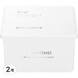 에스엔피 다이아몬드 브라이트닝 데일리 마스크 350g, 30개입, 2개