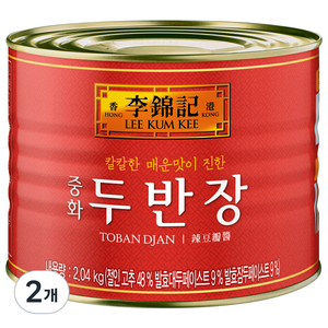 이금기 중화 두반장, 2.04kg, 2개