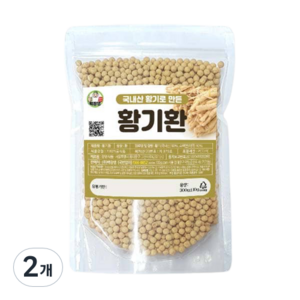 백장생 토종 황기환, 2개, 300g