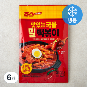 죠스떡볶이 맛있는 국물 밀 떡볶이 (냉동), 425g, 6개