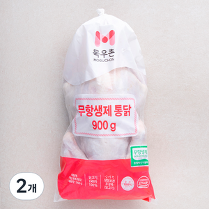 목우촌 무항생제 통닭 (냉장), 900g, 2개