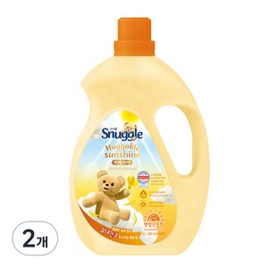 스너글 허거블 선샤인 일반 섬유유연제 햇빛건조향 본품, 4L, 2개