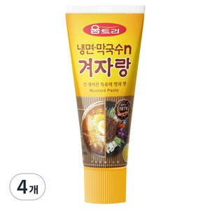 움트리 냉면 막국수n 겨자랑, 120g, 4개