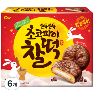 청우 찰떡초코파이 258g, 6개