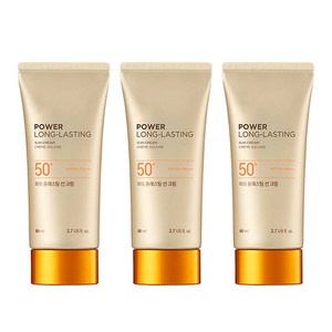 더페이스샵 파워 롱래스팅 선 크림 SPF50+ PA+++, 80ml, 3개