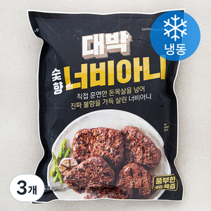 대박 숯향너비아니 (냉동), 800g, 3개