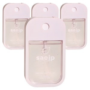 saeip 세니타이저 미스트 손소독제 네츄럴 무향, 40ml, 4개