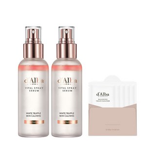 달바 화이트 트러플 바이탈 스프레이 세럼 100ml x 2p + 약산성 젤클 15ml 세트, 1세트