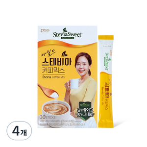 펄세스 마일드 스테비아 커피믹스, 9.6g, 30개입, 4개