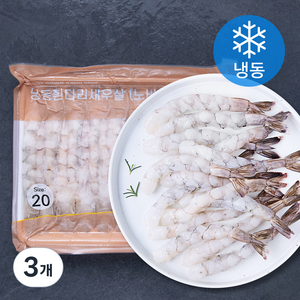 오션스글로벌 튀김용 노바시새우살 20미 (냉동), 450g(20미), 3개