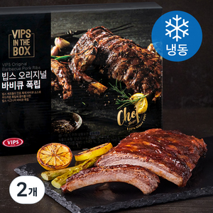 빕스 오리지널 바비큐 폭립 (냉동), 450g, 2개