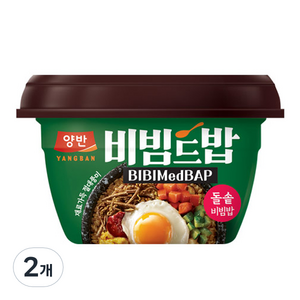 동원 양반 비빔드밥 돌솥비빔밥 컵, 271.5g, 2개