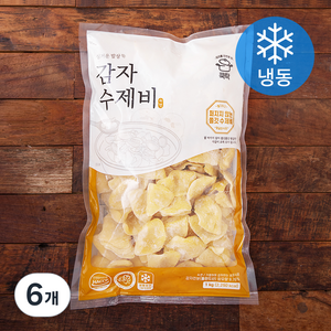 쿡탁 싱거운밥상 감자수제비 (냉동), 1kg, 6개