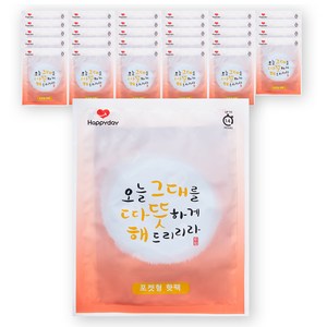 해피데이 국내생산 포켓용 핫팩 100g, 30개