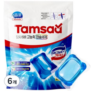 탐사 6배 고농축 캡슐세제 14ml, 60개입, 6개