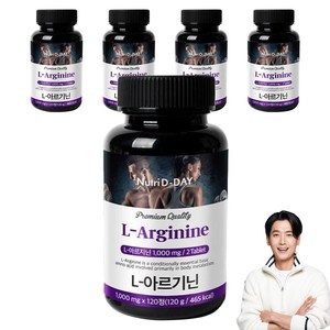 뉴트리디데이 L 아르기닌, 120정, 5개