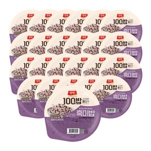 양반 100밥 흑미밥, 130g, 24개