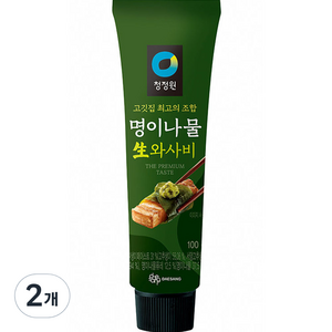 청정원 명이나물 생와사비, 100g, 2개