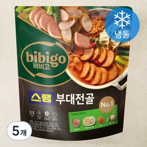 비비고 스팸 부대전골 (냉동), 690g, 5개