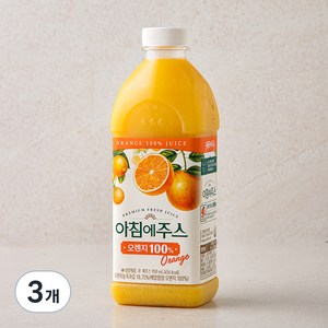 아침에주스 오렌지주스, 950ml, 3개