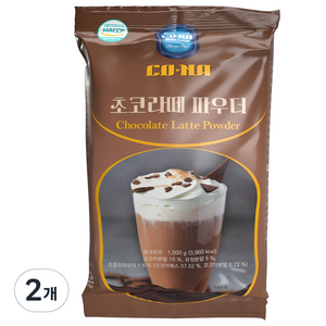 CONA 초코라떼 파우더 분말, 1kg, 1개입, 2개