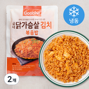 굽네 닭가슴살 김치볶음밥 (냉동), 200g, 2개