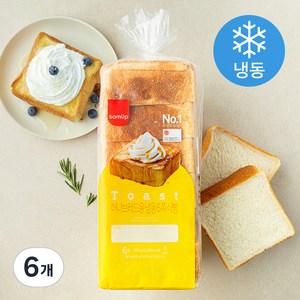 삼립 6쪽 식빵 (냉동), 996g, 6개