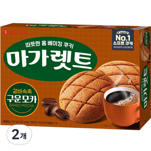 마가렛트 롯데제과 구운모카 대, 352g, 2개