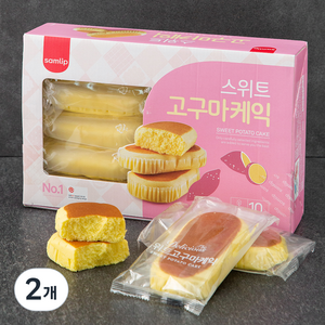 삼립 리얼 스위트 고구마케익 10개입, 720g, 2개