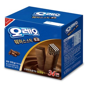 오레오 웨하스 스틱 초코, 510g, 1개