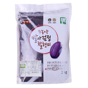 장세순 무농약 발아검정 찰현미, 2kg, 1개