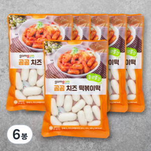 곰곰 치즈 떡볶이떡, 400g, 6봉