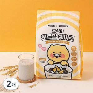 헤이오트 춘식이 오트밀 쉐이크 25p, 625g, 2개