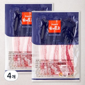 하이포크 한돈 삼겹살 구이용(냉장), 500g, 4개