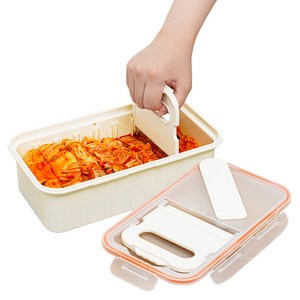 인블룸 반포기 김치자르미 김치통 3L + 커터칼 세트, 1개