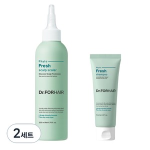 닥터포헤어 피토프레시 스칼프 스케일러 200ml + 샴푸 70ml 세트, 2세트