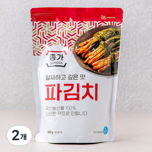 종가 파김치, 500g, 2개