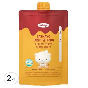 있나요 다이어트 프로틴 단백질 쉐이크 크런치 얼그레이, 40g, 2개