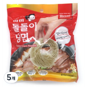 화미 돌돌이 당면, 5개, 60g