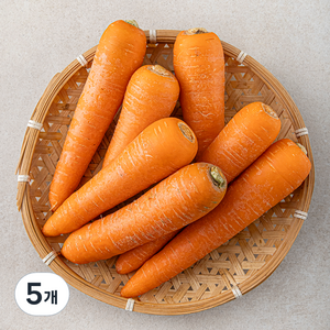 국내산 세척당근, 600g, 5개