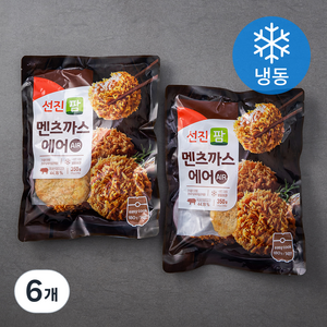 선진팜 멘츠까스 에어 (냉동), 350g, 6개