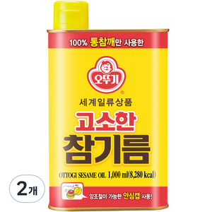 오뚜기 참기름, 1L, 2개