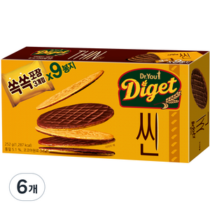 다이제 씬 252g, 6개