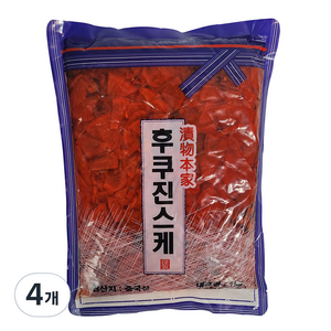 토호식품 후쿠진스케, 1kg, 4개