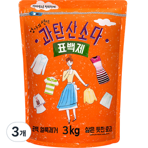 엄마의선택 과탄산소다 표백제, 3kg, 3개