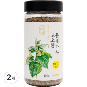 지리산처럼 행복한 정은씨의 고소한 들깨가루, 150g, 2개