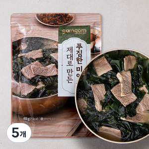 곰곰 제대로 만든 푸짐한 미역국, 450g, 5개