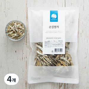 조혜정의멸치연구소 국산 손질 멸치, 150g, 4개