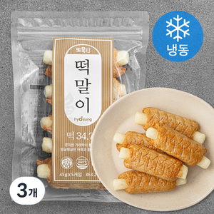 효성어묵 또묵 떡말이 어묵 (냉동), 225g, 3개