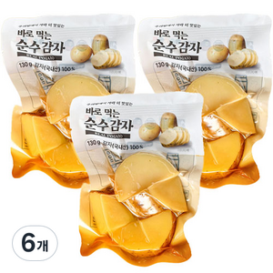 한울 바로먹는 순수감자 큐브형, 130g, 6개